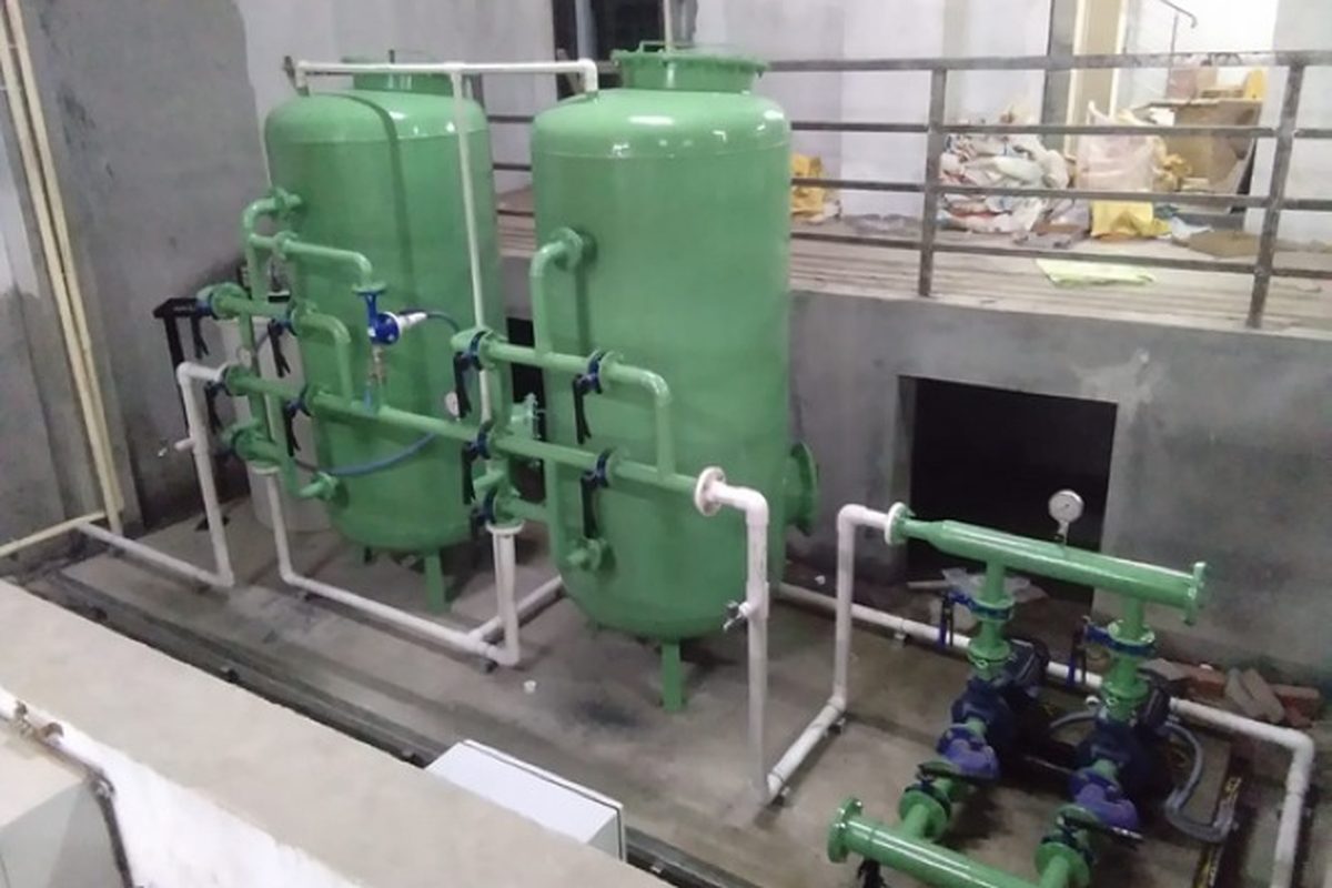 Reverse osmosis plant assembled and tested before dispatch